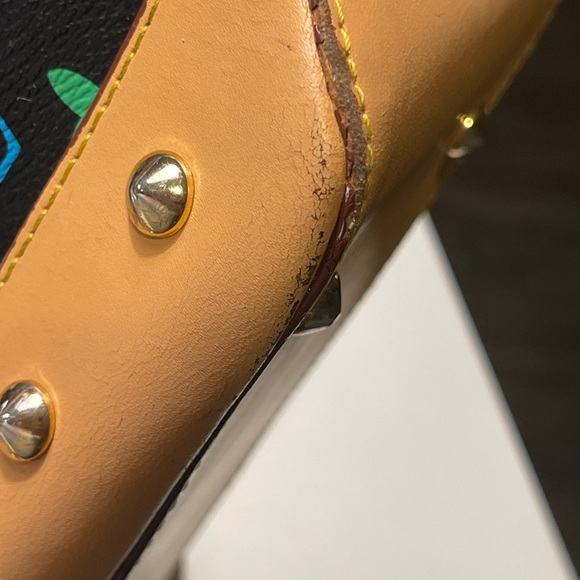 AUTHENTIC Louis Vuitton Piano Black Monogram Multicolor Shoulder Bag - Picture 13 of 16